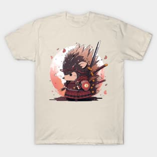 samurai hedghog T-Shirt